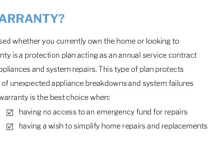 home warranty state college